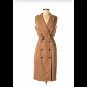 White House Black Market camel colored dress